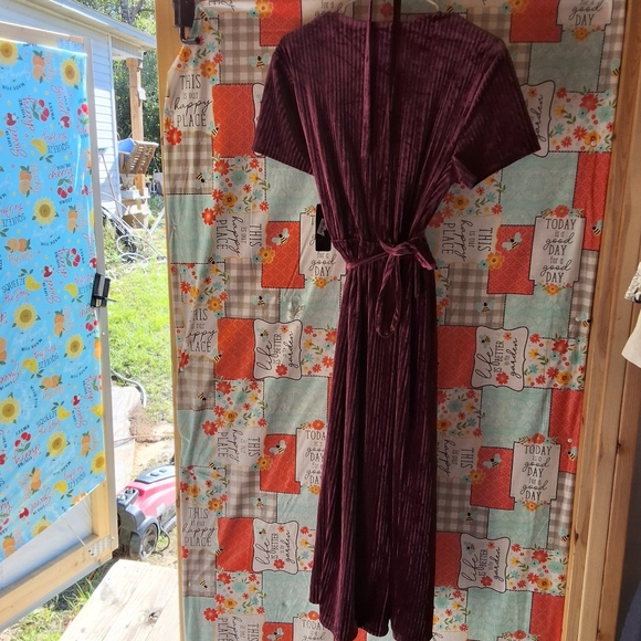 NWT RACHEL ROY NOMI RIBBED MIDI WRAP DRESS - Picture 5 of 13